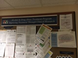 2016 - W-BAD flyers on noticeboard at reputable psychiatric hospital in US
