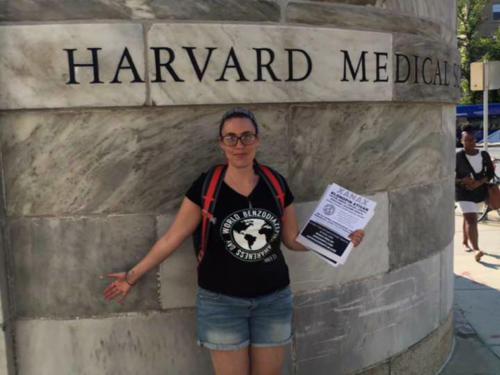 2018 - BZ education campaign outside Harvard Medical School